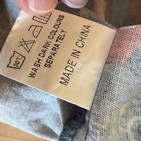 London Cityscape Print Double Decker Bus Taxi Blue Red Pleated Skirt Size XS - Picture 9 of 10